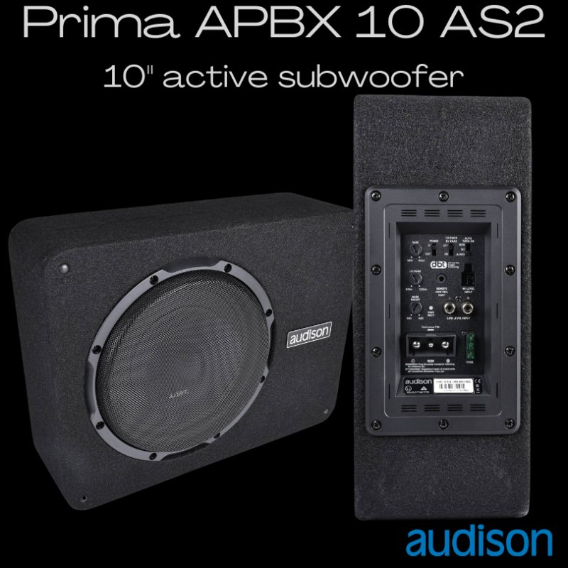 Audison Prima APBX 10 AS2 powered subwoofer