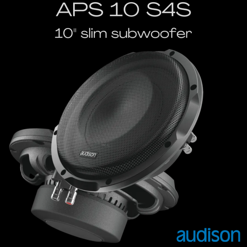 Audison Prima APS 10 S4S slim subwoofer